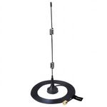 Всенаправленная антенна 2.4 Ghz c усилением 7 Db на магните с кабелем длиной 3 метра (модель RP-SMA), фото 1