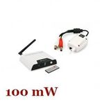 Одноканальный 2.4 Ghz 100 mW комплект беспроводной передачи видео сигнала на расстояние до 250 метров для преобразования проводных камер в беспроводные (мод. WRC810-TX800), фото 1