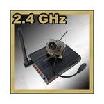 Набор беспроводная USB цифровая Wi-Fi МИНИ радио видеокамера 2.4 Ghz + приёмник видеосигнала с прямым подключением к компьютеру, фото 1