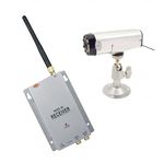 Комплект из беспроводной автономной камеры с аккумулятором С-501 на 2.4 Ghz + приёмник видеосигнала (на выбор), дальностью до 250 метров (модель CRP-501 kit), фото 1