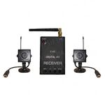 Новый 2-x камерный цифровой комплект беспроводного видеонаблюдения 540 TVL для внутренней установки c детектором движения и записью на SD карту памяти, дальностью до 500 метров (модель KENVS B02kit x 2). НЕ ИМЕЕТ АНАЛОГОВ в УКРАИНЕ!!!, фото 1