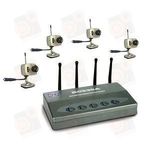 4-х камерная охранная система беспроводного видеонаблюдения на 2.4 Ghz (модель RC530A), фото 1