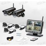 2-х камерная цифровая беспроводная система видеонаблюдения Danrou KCM-6370DRх2 (с шифрованием сигнала), фото 1