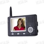 Цифровой беспроводный 2.4 Ghz цветной видео домофон с 3.5 TFT дисплеем с шифрованием сигнала и памятью на 100 фотографий с дальностью передачи сигнала до 250 метров (модель CS335K), фото 1