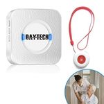 Беспроводная кнопка вызова медсестры для пожилых людей Daytech CC01 до 150 метров, белая, фото 1