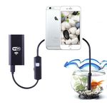 Эндоскоп для смартфона wifi беспроводный Kerui ES-8, 2 Мп, 1 метр, 8 мм диаметр, 500 мАч, фото 1