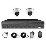 Комплект видеонаблюдения для квартиры на 2 камеры Longse XVRA2004D2P200, 2 Мп, FullHD 1080P, фото 1