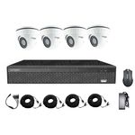 Комплект видеонаблюдения для магазина на 4 камеры Longse XVRA2004D4P200, 2 Мп, Full HD 1080P, фото 1