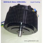 Электромотор BLDC HPM5000B водяное охлаждение, фото 1
