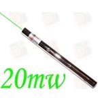 Зеленая лазерная указка 20мВт (Хромированая), фото 1