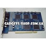 16-ти канальная H.264 компьютерная PCI плата видеозахвата для CCTV камер + 8 звуковых каналов + ТВ выход (400 fps), фото 1