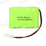 12V никель-металгидридный перезаряжаемый аккумулятор 1800 mAh для питания игрушечных вертолётов, машин, роботов, фото 1