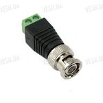 10 штук коннекторов BNC под витую пару с клемником под отвертку для соединения с камерами и видеорегистраторами (модель BNC-02), фото 1