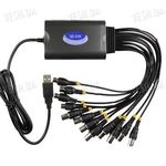 Профессиональный H.264 RealTime 8-ми канальный USB видеорегистратор с записью в CIF 160 к/c c 4-мя аудиовходами с поддержкой Windows 7 для компьютеров и ноутбуков (модель QQ DVR 8CIF4), фото 1