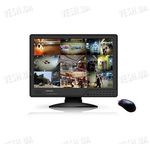 16-ти канальный гибридный 2 в 1 LCD COMBO DVR видеорегистратор с 19-ти дюймовым монитором с записью в realtime c разрешением CIF (модель KT1516L), фото 1