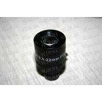 Варифокальный SC объектив для охранных камер видеонаблюдения f=9-22 мм, угол обзора 29-12 °, фото 1