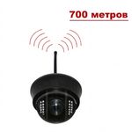 Купольная беспроводная CCTV цветная охранная камера видеонаблюдения 1/3&quot;COLOR SONY Super HAD II, Effio-E, 700 TVL c дальностью передачи до 700 метров (модель NCDOTIR 21W), фото 1