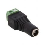 10 штук коннекторов питания 5,5 x 2,1 мм типа &quot;мама&quot; для охранных CCTV камер видеонаблюдения с клемником под отвёртку без использования паяльника (модель PWC-02M), фото 1