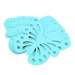 Декор бумажный Бабочки уп. 24шт голубой, фото 1