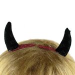 Заколки рожки Чертенка черные уп. 12 шт, фото 1