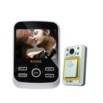 Видеоглазок c 3,5 дюймовым дисплеем с возможностью записи фото и видео по детектору движения на SD карту памяти до 32 Gb (модель Kivos KDB01S)  РЕКОМЕНДУЕМ!!!, фото 1