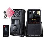 Многофункциональный 4 в 1 автономный охранный видеорегистратор с датчиком движения, сиреной на 120 dB, 2,4 дюймовым экраном и пультом ДУ (модель Kivos KVA01), фото 1