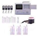 Универсальная GSM сигнализация с клавиатурой и LCD дисплеем с поддержкой проводных и беспроводных датчиков (модель SAS 03), фото 1