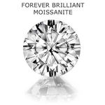 Муассанит Charles &amp; Colvard FOREVER BRILLIANT бриллиантовая огранка, фото 1