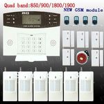 Универсальная GSM сигнализация с клавиатурой и LCD дисплеем с поддержкой проводных и беспроводных датчиков (модель GSM-007), фото 1