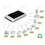 1500мАч солнечная батарея аккумулятор для телефонов, iPod, iPhone2,3,3G,4G, MP3, фото 1