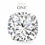 Муассанит Charles &amp; Colvard FOREVER ONE кушон огранка, фото 1