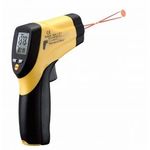 Цифровой дистанционный термометр (пирометр) ИК с лазерным указателем -50С до +1000С, фото 1