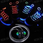 Светящиеся неоновые LED шнурки для кроссовок для вечеринок, клубов и дискотек, фото 1