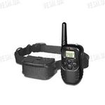 Собачий ошейник - электрошокер с дистанционным управлением с LCD дисплеем для контроля, тренировки и дрессировки собак на расстоянии до 300 метров, фото 1