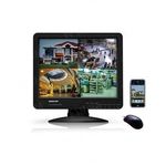 8-ми канальный гибридный 2 в 1 LCD COMBO DVR видеорегистратор с 15-ти дюймовым монитором с записью в realtime c разрешением D1 (модель KT1508L), фото 1
