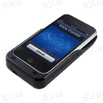 Дополнительная аккумуляторная 2400 mAh батарея в виде чехла-накладки со встроенной солнечной панелью для зарядки от солнца - специально для Iphone 4, фото 1