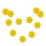 Гирлянда Помпоны желтый 0019, фото 1
