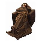 Плед с рукавами флис. Шоколадный плотность 180, фото 1