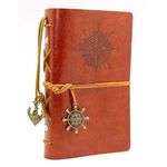 Винтажный блокнот морской тематики красный, фото 1