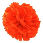 Декор бумажные Помпоны 30 см красный 0007, фото 1