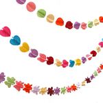 Гирлянда бумажная 3D Шарики (фиалковый), фото 1