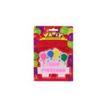 Свеча с шарами с днем рождения розовая, фото 1