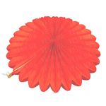 Веерный круг тишью 25 см красный 0007, фото 1