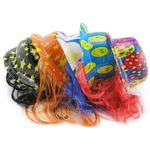 Шляпа Котелок Пластик с волосами, фото 1