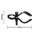 Крепление к оружию 2 половинки стальное универсальное, фото 1