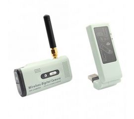 Цифровой беспроводный комплект видеонаблюдения мини камера с USB приёмником для ноутбука, записью 640х480 и дальностью передачи до 250 метров (модель WS-CAM), фото 1