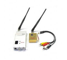 8-ми канальный 1.2 Ghz комплект беспроводной передачи видеосигнала со звуком, мощностью 700 mW, дальностью передачи до 700 метров (модель FOX-700A), фото 1