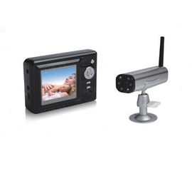 100% цифровой беспроводный комплект видеонаблюдения с LCD приёмником-монитором, дальностью передачи сигнала до 250 метров (мод. HAMY-2510), фото 1