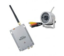Комплект из беспроводной аналоговой уличной камеры WN-15 на 2.4 Ghz + приёмник видеосигнала (на выбор), дальностью до 700 метров (модель WN-15 kit), фото 1