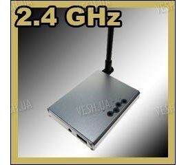 Универсальный приёмник сигналов от беспроводных радио видеокамер 2.4 Ghz с A/V и USB выходом (модель WR-703), фото 1